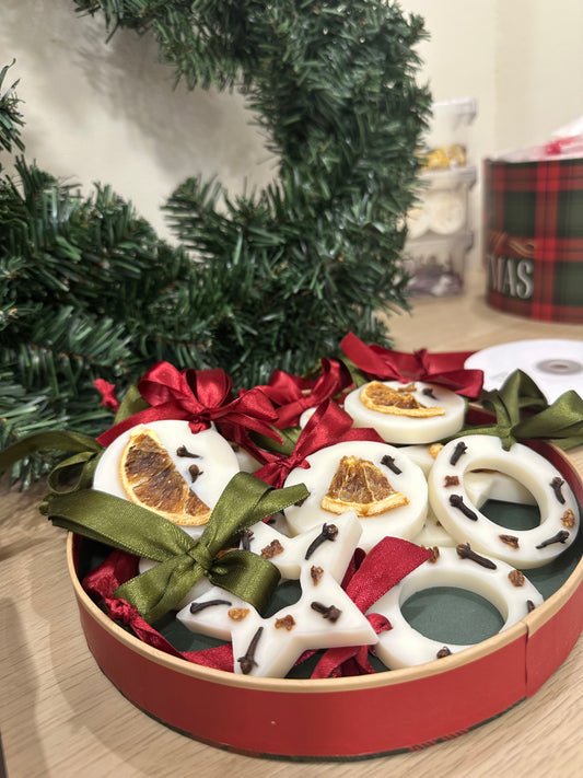 Χειροποίητα Στολίδια από φυτικό κερί