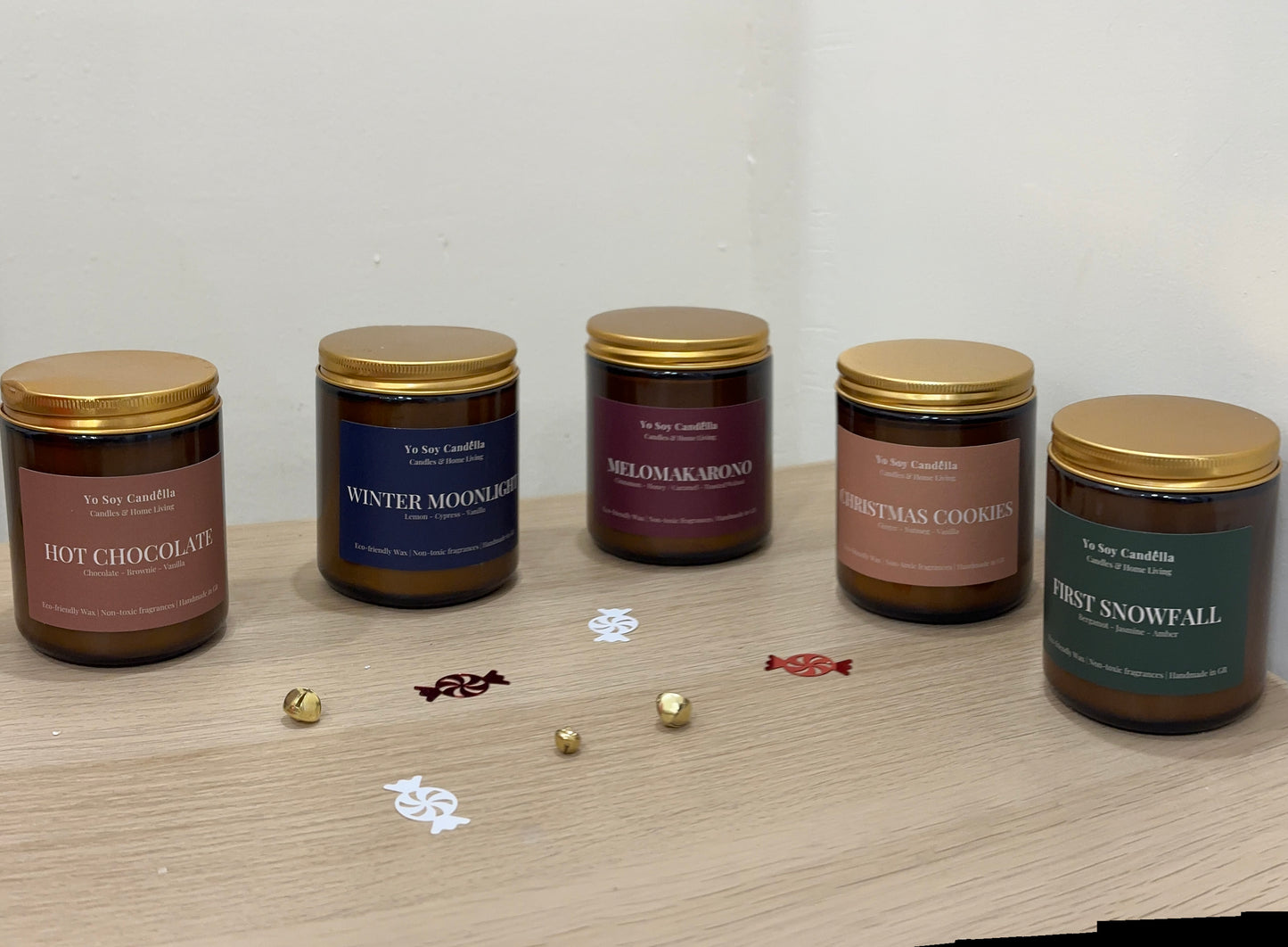 Αρωματικό κερί σόγιας 220gr - FESTIVE COLLECTION